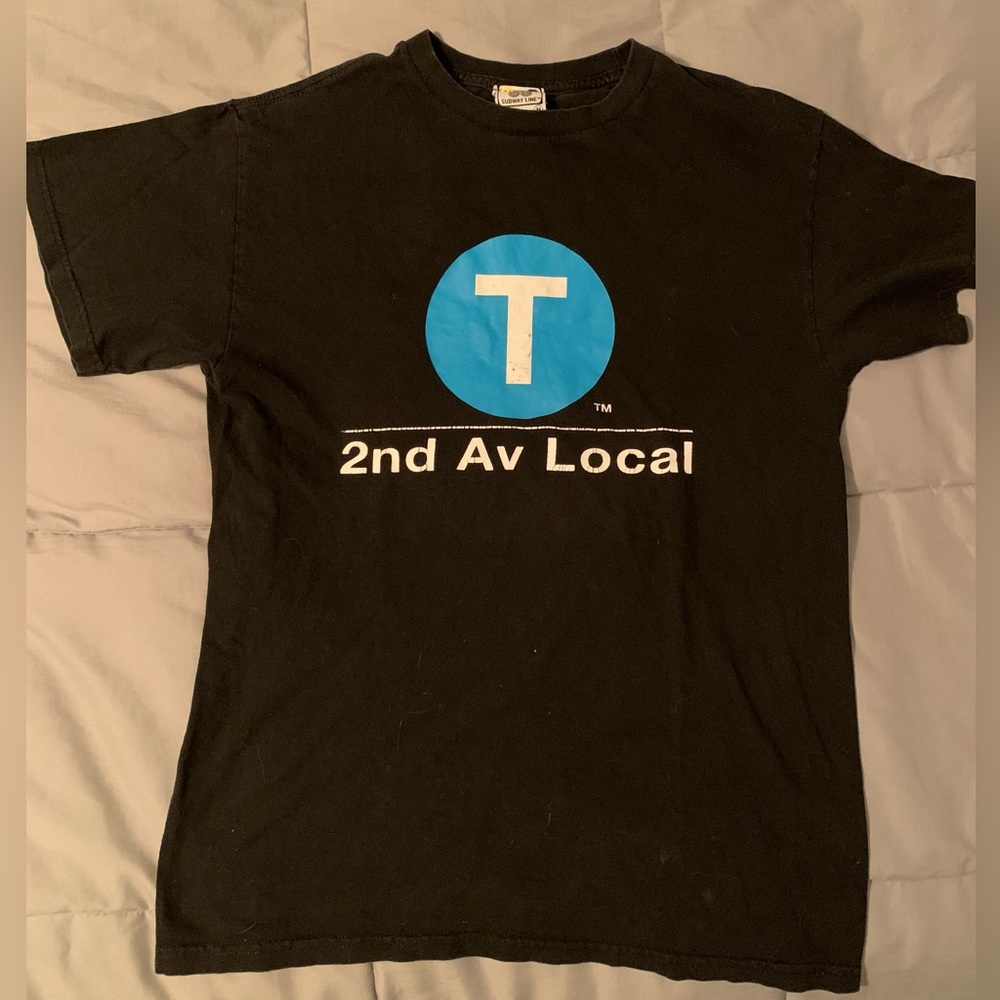 NYC Subway Line 100 percent cotton T-shirt